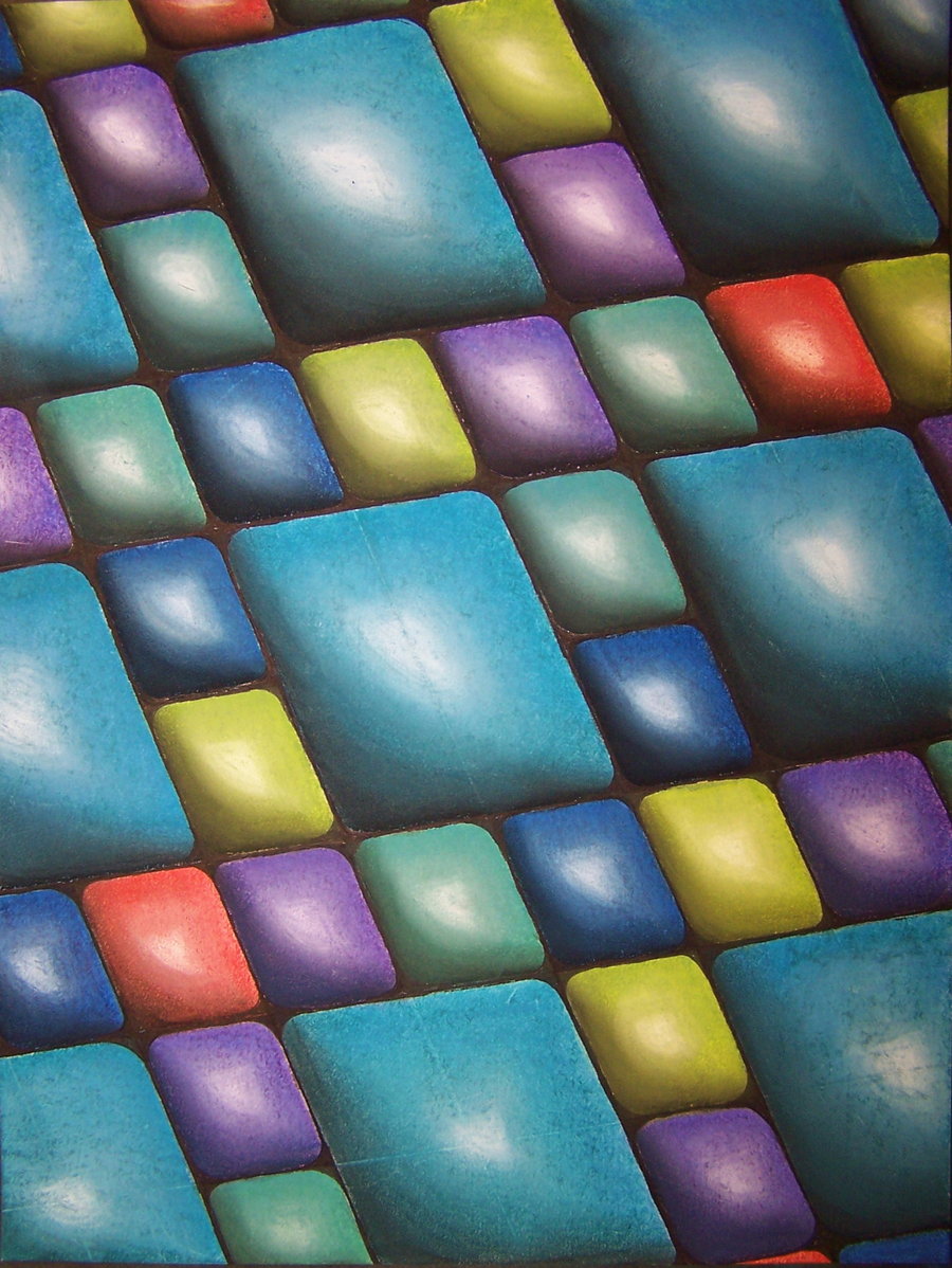 Harmony in blue - Colorful abstract art of Ashleigh McGarity