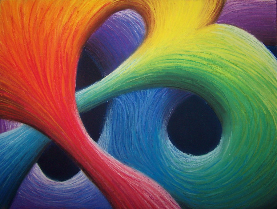 Sensitivity - Colorful abstract art of Ashleigh McGarity
