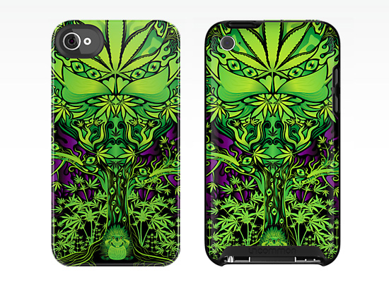 Marijuana love tree IPhone and IPod cases