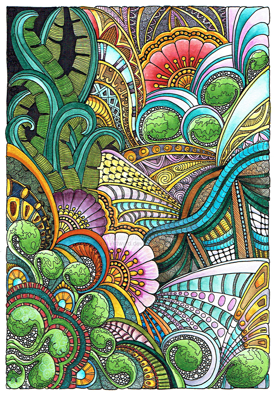 Angela Porter’s psychedelic nature mandalas and patterns - Andrei Verner