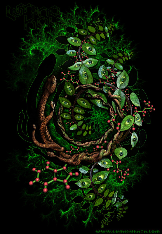 Amazing psychedelic art by Luminokaya lab