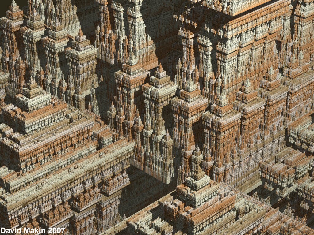 Sierpinski Temple detail by MakinMagic