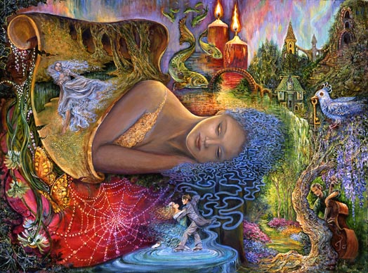 Dreaming in colour by Josephine Wall
