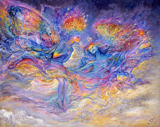 Rainbow fairies by Josephine Wall