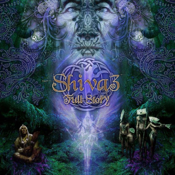 Shiva3 CD cover art by SmileBuddha