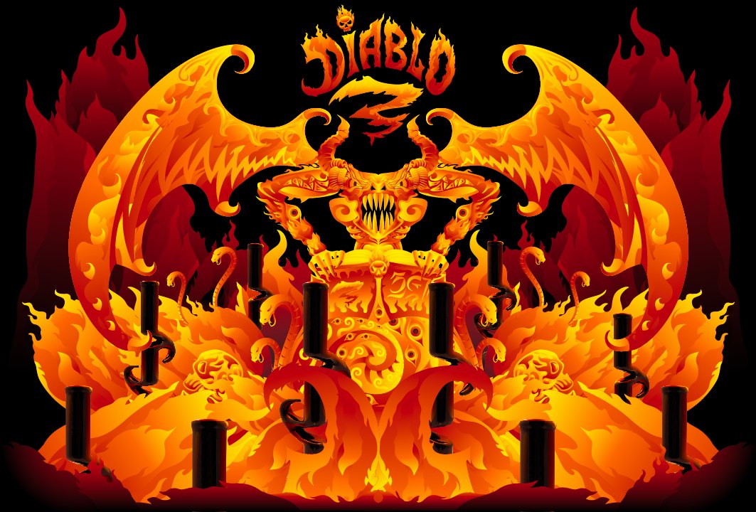 Diablo zong splash page and logo