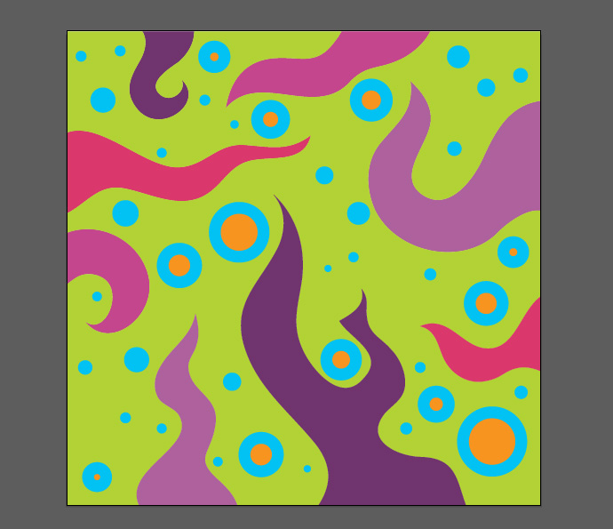 How to make psychedelic vector pattern tutorial - Step 08