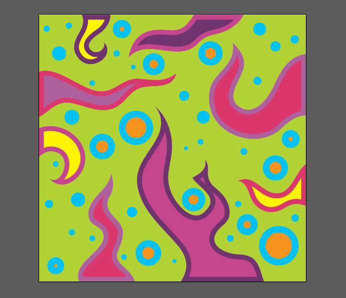 How to make psychedelic vector pattern tutorial - Step 08