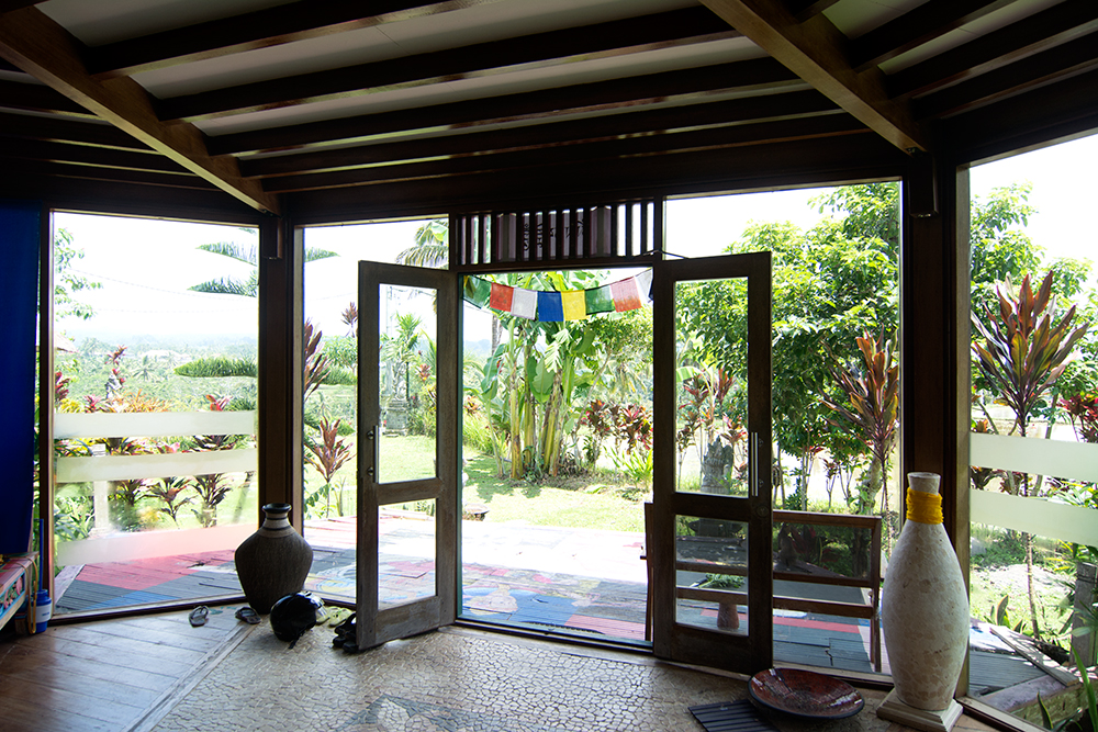 Inside view of our house on Bali