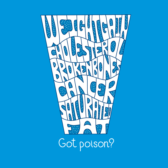 Got poison? - Vegan t-shirt design by Andrei Verner