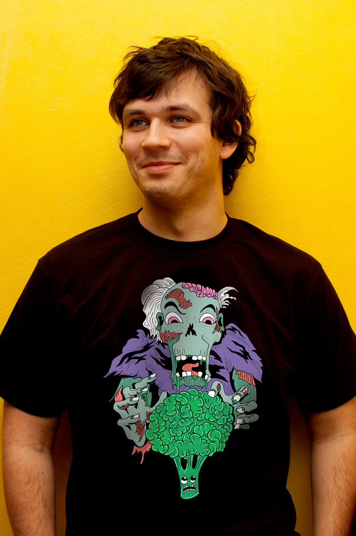Zombie Vegan - Vegan t-shirt design by Andrei Verner