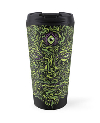 Wise Green Puer psychedelic design by Andrei Verner