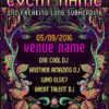Psychedelic Jungle Party Flyer Template by Andrei Verner