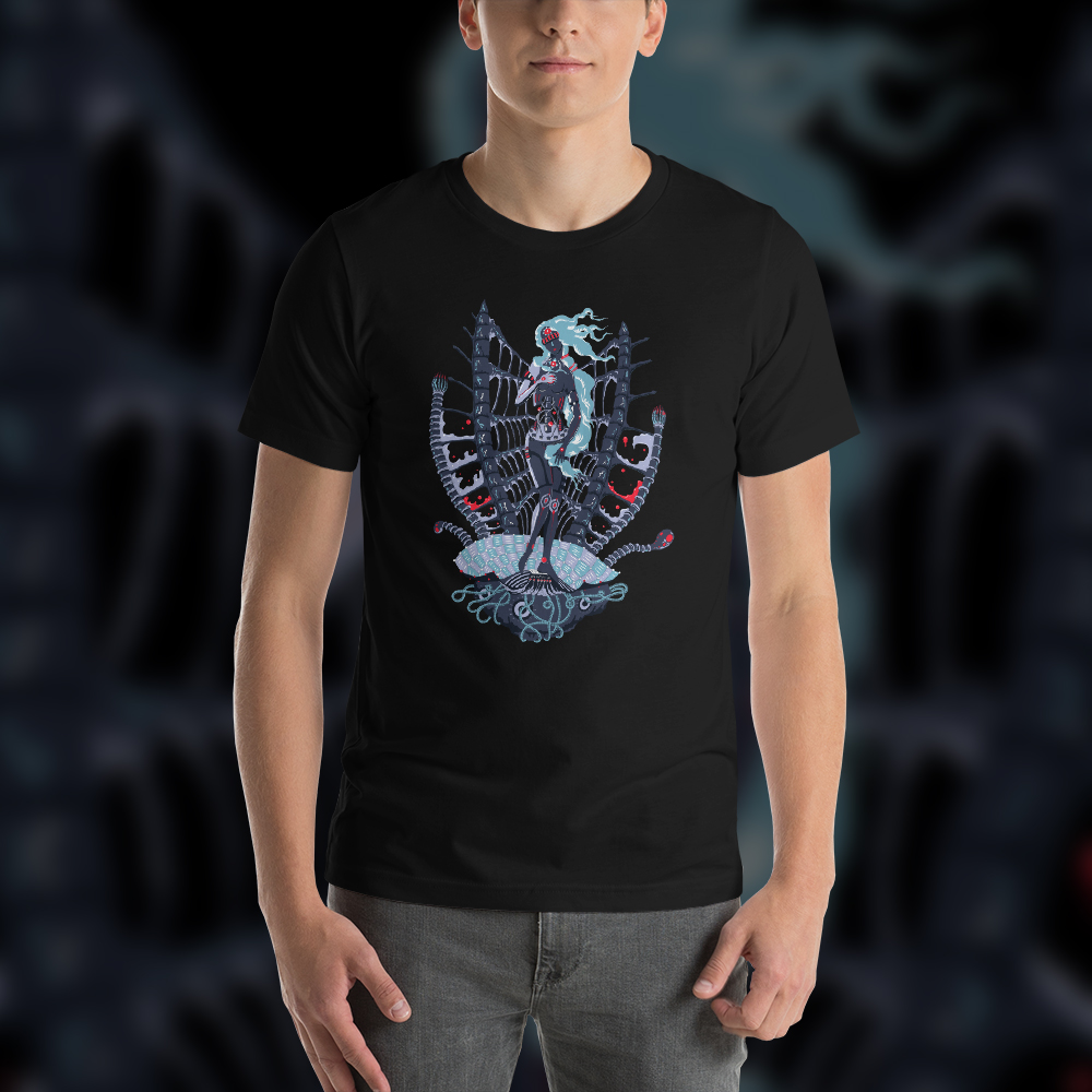 Cyber Venus Man's Psychedelic T-shirt