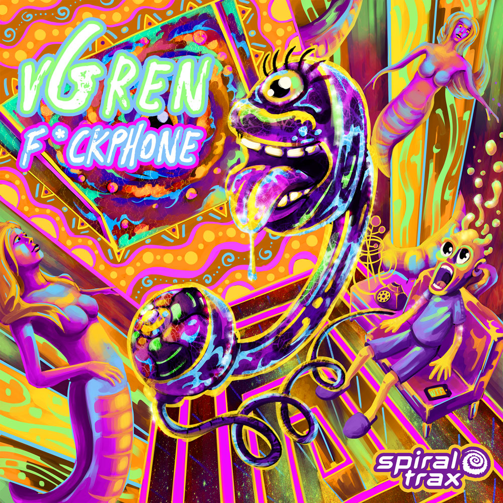 F*ckphone by vGren at Spiral Trax - album cover art and design