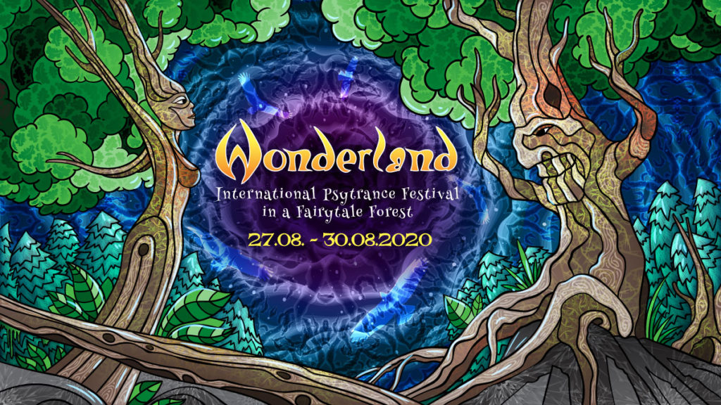 Waldfrieden Wonderland Festival 2020 - Facebook Event Cover - by Andrei Verner