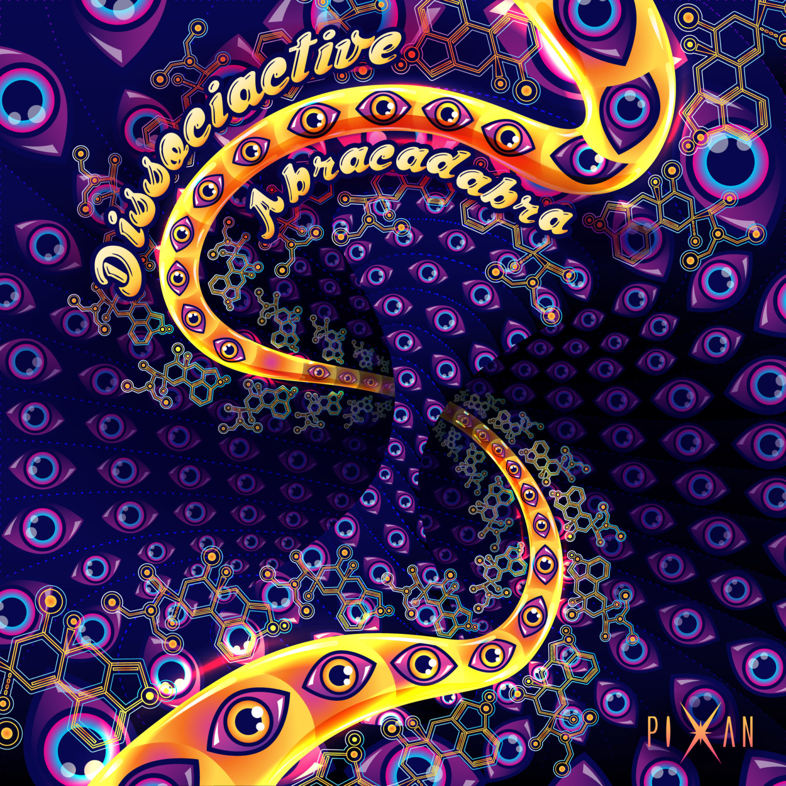 Dissociactive - Abracadabra - Digital EP Cover Art and Design