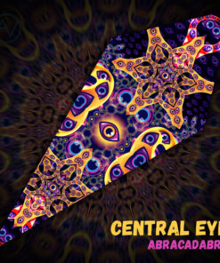 Abracadabra - Psychedelic UV-Reactive Canopy - Petal Design - "Central Eye"