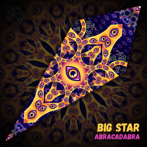 Abracadabra - Psychedelic UV-Reactive Canopy - Petal Design - "Big Star"