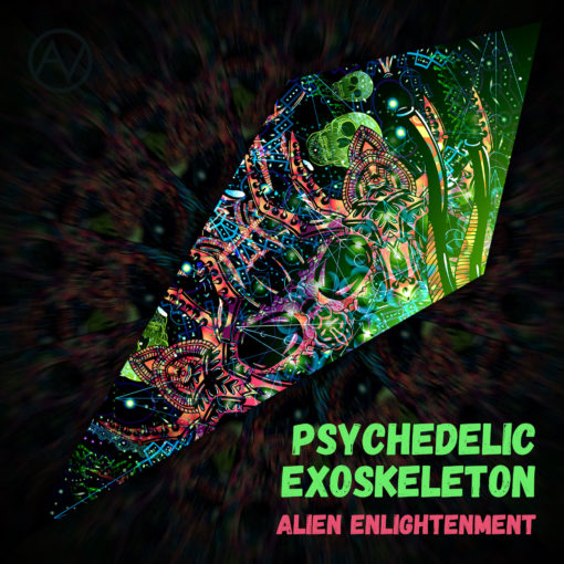 Alien Enlightenment - Psychedelic UV-Reactive Canopy - Petal Design - "Psychedelic Exoskeleton"