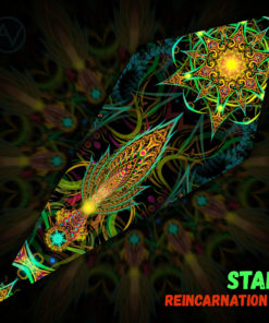 Reincarnation 2 - Psychedelic UV-Reactive Canopy - Petal Design - "Star"