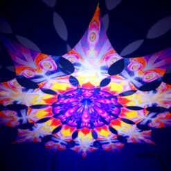 Frozen Corals - Buddha & Demon - Psychedelic UV-Reactive Canopy - 12 Petals Set