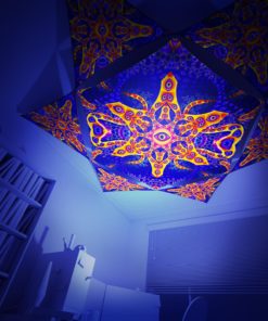 Abracadabra - Hexagon and 6 Triangles Pack - Psychedelic UV-Reactive Canopy Set - 3D preview