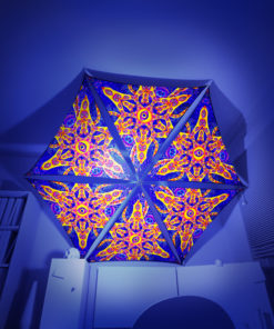 Abracadabra - 6 Triangles Pack - Psychedelic UV-Reactive Canopy Part - 3D preview