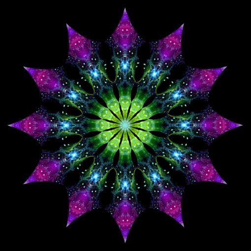 Enlightenment - Geometry Galaxy - Psychedelic UV-Reactive Canopy