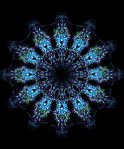 Enlightenment - Blue Adept - Psychedelic UV-Reactive Canopy