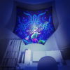 Epic Underwater Kingdom - Hexagon - Psychedelic UV-Reactive Canopy Part - 3D preview