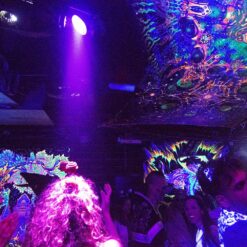 Andrei Verner's Psychedelic UV-Art at Purim Party by Fusion Culture in Duplex, Tel Aviv