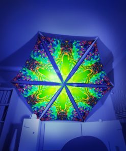 Alien Enlightenment - 6 Triangles Pack - Psychedelic UV-Reactive Canopy Part - 3D preview