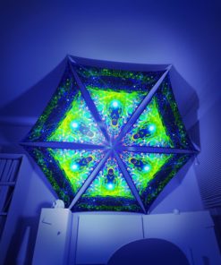 Enlightenment - 6 Triangles Pack - Psychedelic UV-Reactive Canopy Part - 3D preview