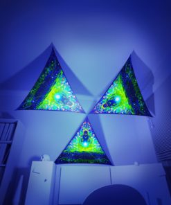 Enlightenment - 3 Triangles Pack - Psychedelic UV-Reactive Canopy Part - 3D preview