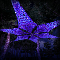 Deep Sea Psychedelic UV-Reactive Canopy - 6 petals set - 3D-Preview