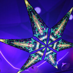 Leaf - Psychedelic UV-Reactive Ceiling Decoration Canopy 6 Petals