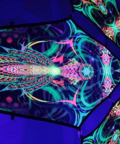 Leaf - Psychedelic UV-Reactive Ceiling Decoration Canopy 6 Petals