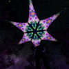 Mind Tunnel - Psychedelic UV-Reactive Ceiling Decoration Canopy 6 Petals