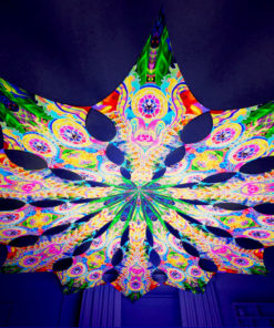 Barong Psychedelic UV-Reactive Canopy - 12 petals set - DMT-Fish & Mind Tunnel
