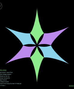 UV-Canopy Layout Preview Generator - 3 Designs x2 Petals