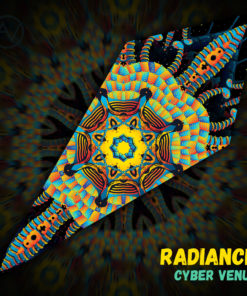 Cyber Venus - Psychedelic UV-Reactive Canopy - Petal Design - "Radiance"