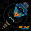Cyber Venus - Psychedelic UV-Reactive Canopy - Petal Design - "Blip-Blop"