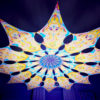 Lord Ganesha Psychedelic UV-Reactive Canopy - 12 petals set - Ganesha Blessing