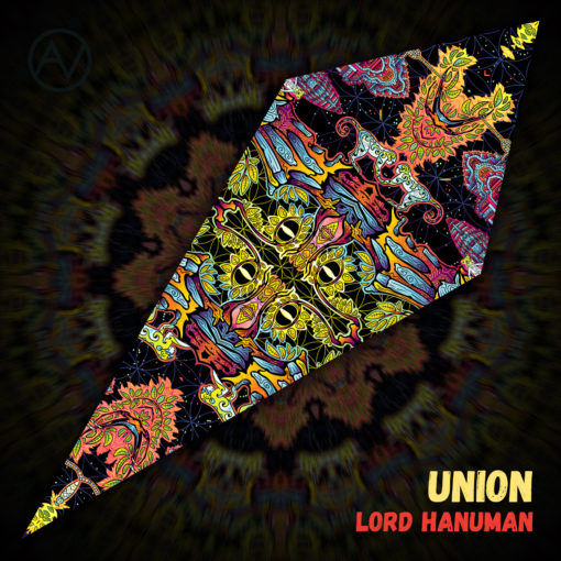 Lord Hanuman - Psychedelic UV-Reactive Canopy - Petal Design - "Union"