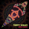 Jungle Snakes - Psychedelic UV-Reactive Canopy - Petal Design - "Trippy Scales"