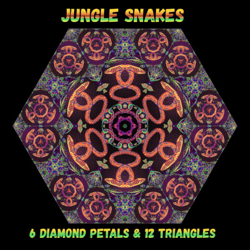 Jungle Snakes - Diamonds&Triangles - Layout #4