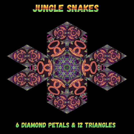 Jung5le Snakes - Diamonds&Triangles - Layout #5