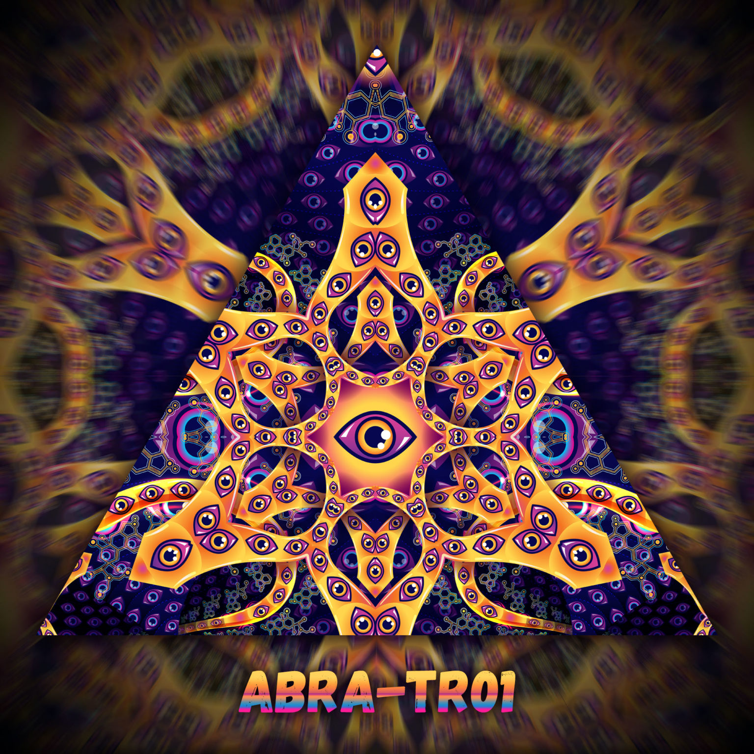 Abracadabra - Triangle Design - TR01 - UV-Print on Stretchable Lycra
