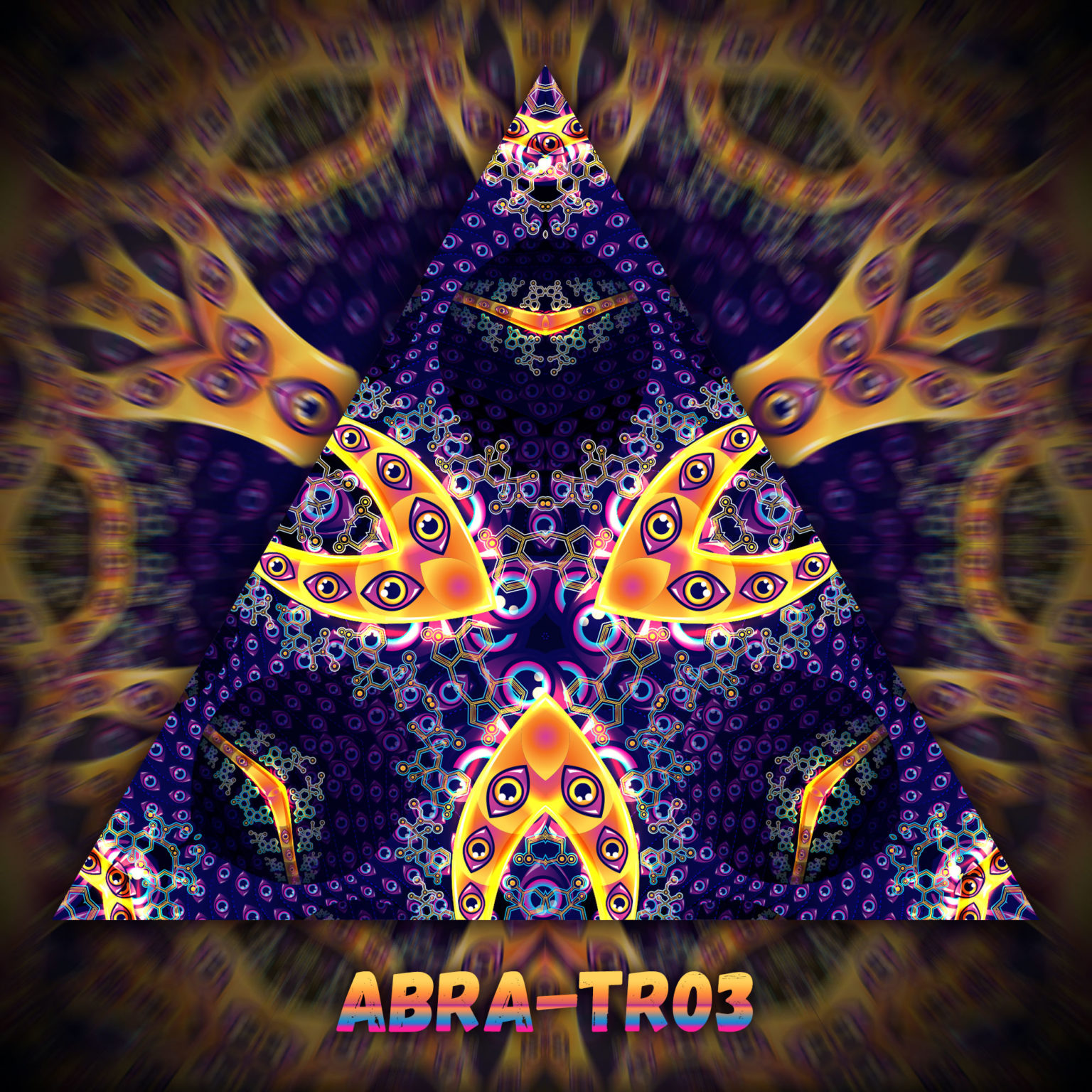 Abracadabra - Triangle Design - TR03 - UV-Print on Stretchable Lycra